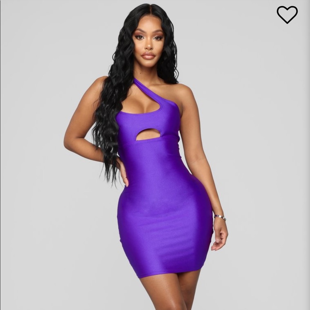 Purple neon dress